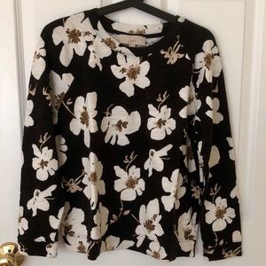 Loft flower print sweatshirt